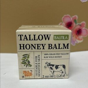 Tallow Honey Balm for Sensitive Skin-2 oz